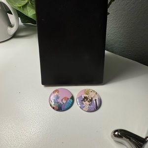 Ouran Host Club, Tamaki Suoh, Haruhi Fujioka, Karou and Hikaru Hitachiin Pins